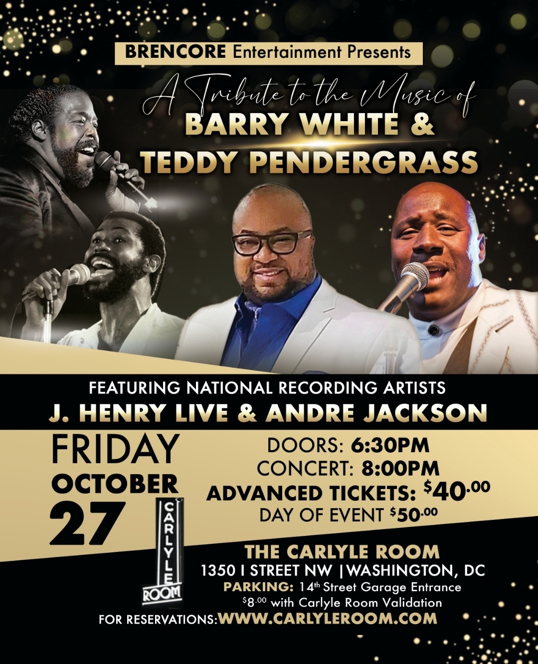 A Tribute to the Music of Teddy Pendergrass and Barry White