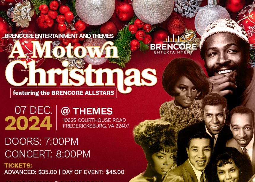 BRENCORE Entertainment and THEMES Presents “A MOTOWN CHRISTMAS” featuring the BRENCORE ALLSTARS