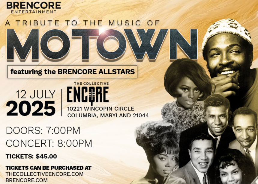 A Tribute to the Music of MOTOWN featuring The Brencore Allstars
